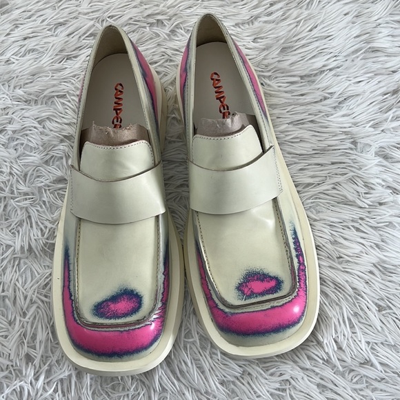 Camper lab Men’s Mudge Fax Mattress Crayon Multicolor MIL 1978 loafers size 12 main image 7